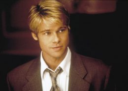 Brad Pitt wearing a tie in Meet Joe Black