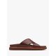 Clarks Trace Cross Leather Sandals