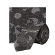 Mens 1904 Black Floral Tie And Clip Set*, Black