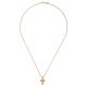 Emanuele Bicocchi 24kt Gold-plated Cross Pendant Necklace