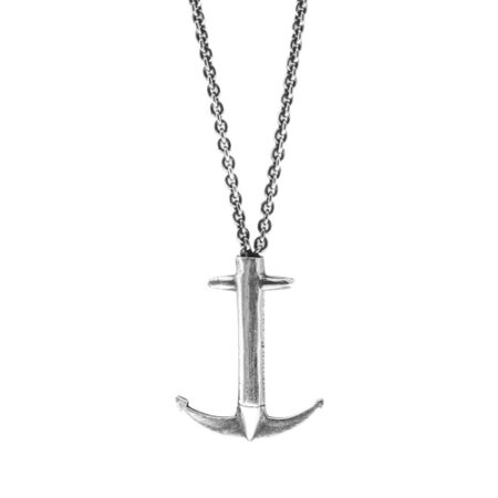 ANCHOR & CREW Admiral Anchor Signature Silver Necklace Pendant