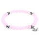ANCHOR & CREW Pink Rose Quartz Starboard Silver And Stone Bracelet