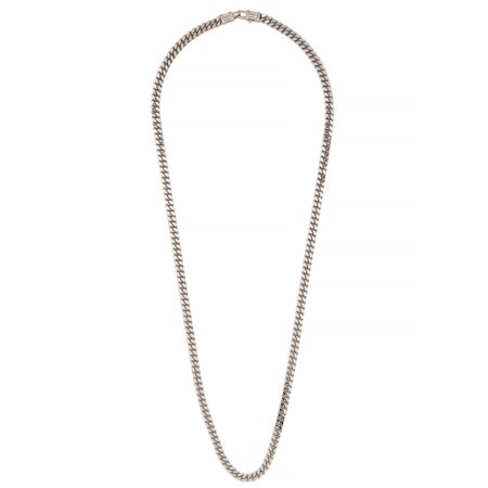 Tom Wood Curb L Sterling Silver Chain Necklace