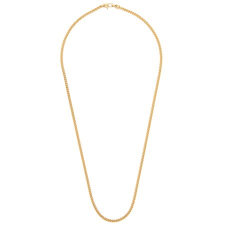 Tom Wood Curb M Gold-plated Chain Necklace