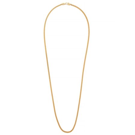 Tom Wood Curb M Gold-plated Chain Necklace