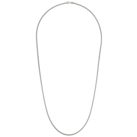 Tom Wood Curb M Sterling Silver Chain Necklace