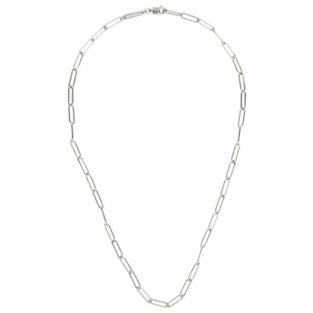 Tom Wood Sterling Silver Box Chain Necklace