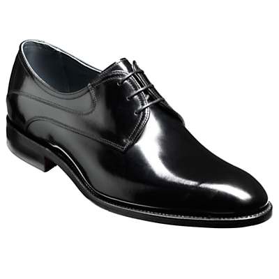 Barker Wickham Derby Shoes, Black