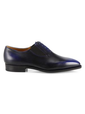 Easy Pullman French Calf Leather Piped Shoes