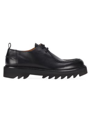Leather Chunky Derby Shoes