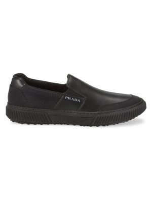 Stratus Leather Slip-On Sneakers