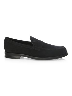 Suede Penny Loafers
