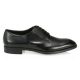 Textured Chevron Leather Derby Shoes